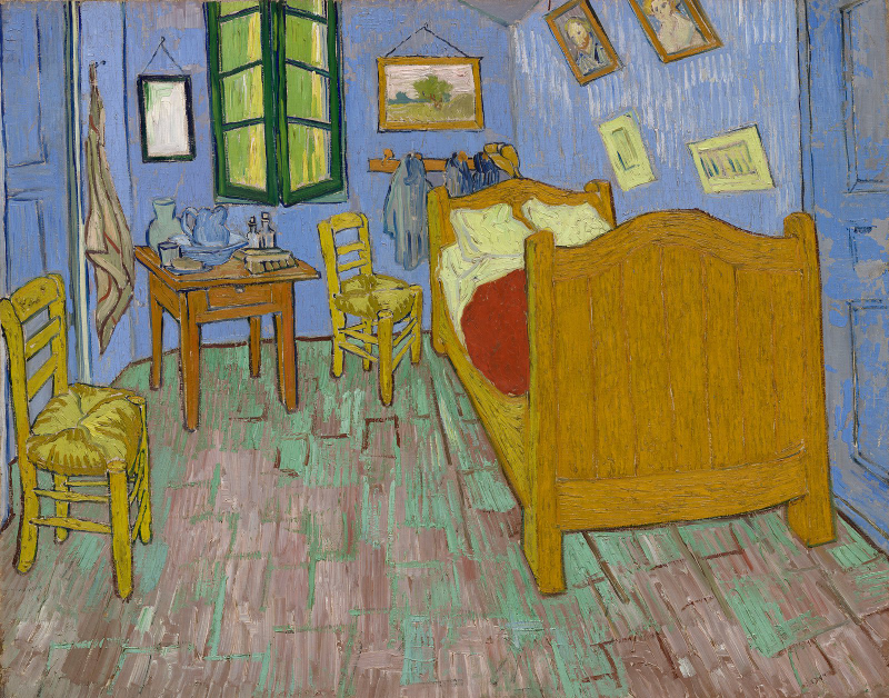 El dormitorio en Arlés (segunda versión), 1889